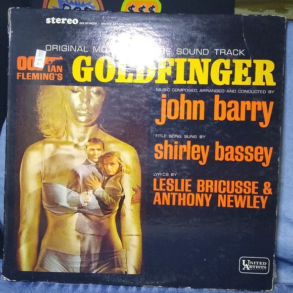 Goldfinger Soundtrack 1964 007 James Bond Vinyl Record - Picture 1 of 4